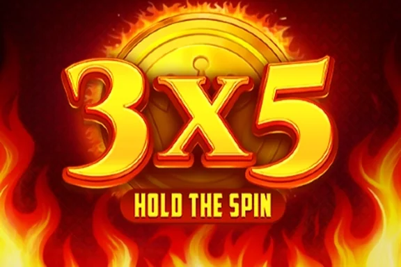 Capa do slot 3x5: Hold the Spin