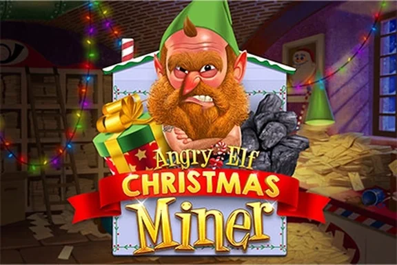 Capa do slot Angry Elf Christmas Miner
